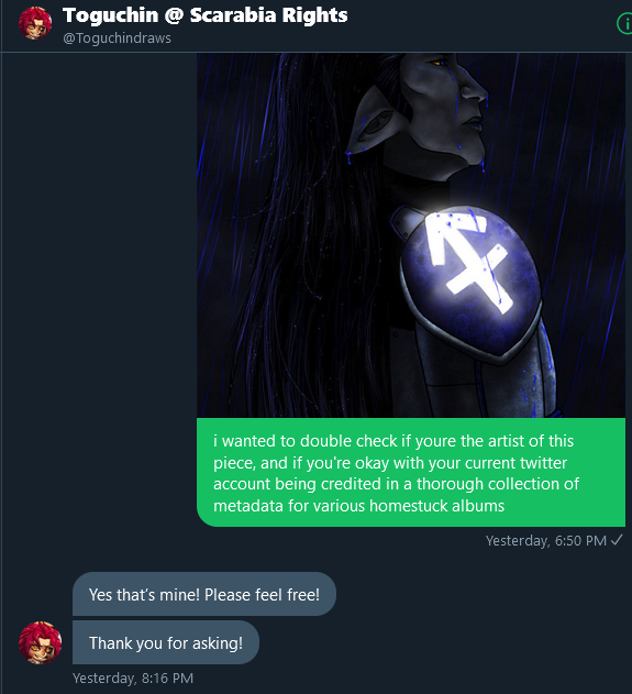 First DM with Toguchidraws.